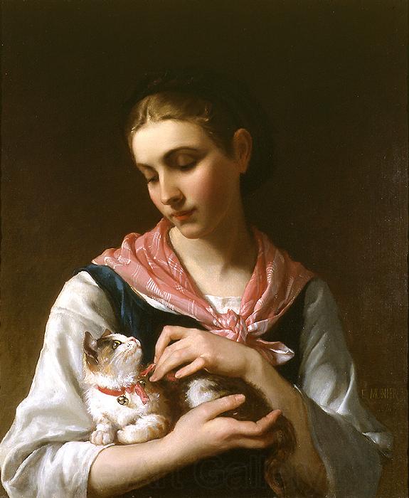 Emile Munier A Special Moment Norge oil painting art